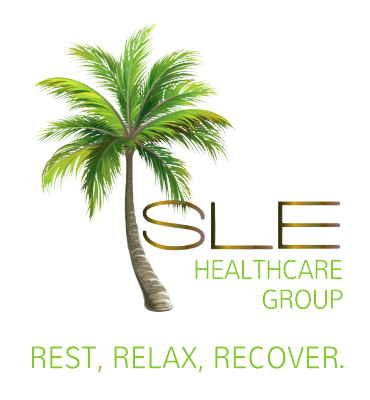 ISLE Healthcare Group logo. Rest, relax, recover.